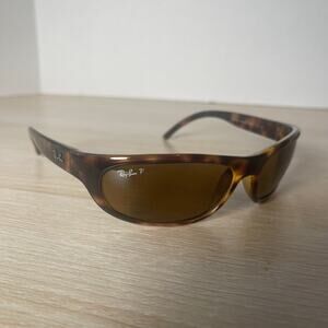 Ray-Ban RB4033 642/47 Sunglasses Polarized READ Predator Wrap Tortoise 60-17-130